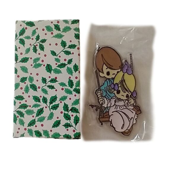 NOS Precious Moments Frig Magnet “Thee I Love” 1992 Plastic Vintage Enesco - Picture 3 of 15